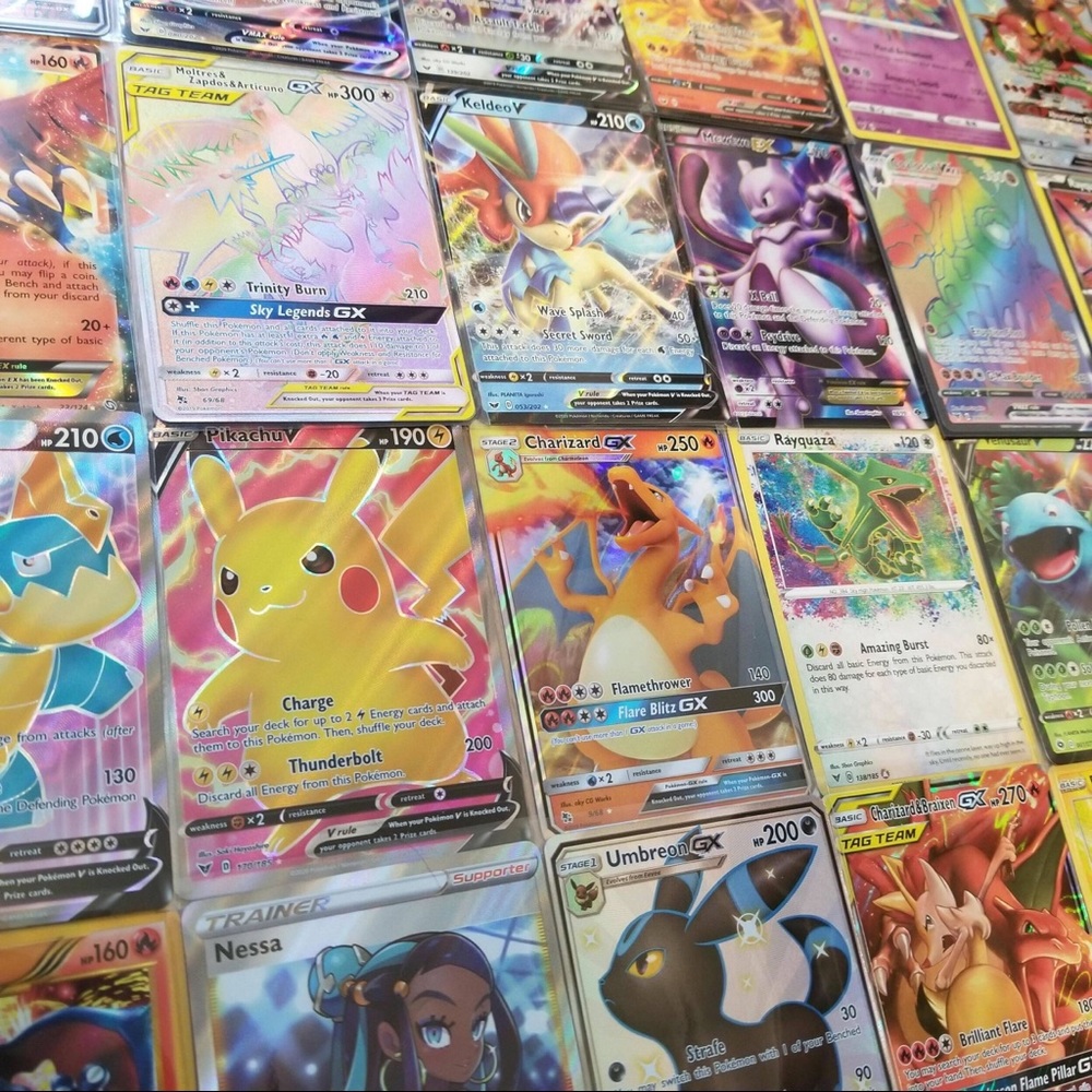 250 Pokémon Cards w/ EX, GX, V